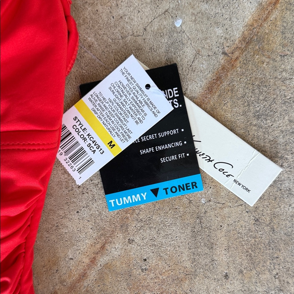 Kenneth Cole New York Red Bikini - Picture 2 of 4